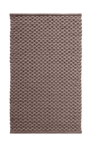 Vonios kilimėlis Maks, dydis 60x60, 60x100, 70x120 taupe, ruda su violetiniu atspalviu, stabilus, tvirtas, vonios kambario kilimėlis "Maks" yra neįprastos tekstūros, kuri vonios kambaryje atrodo dekoratyviai ir suteikia reikiamo minkštumo.
