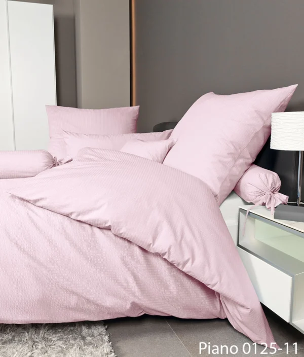 Glamžytos medvilnės patalynės komplektas PIANO