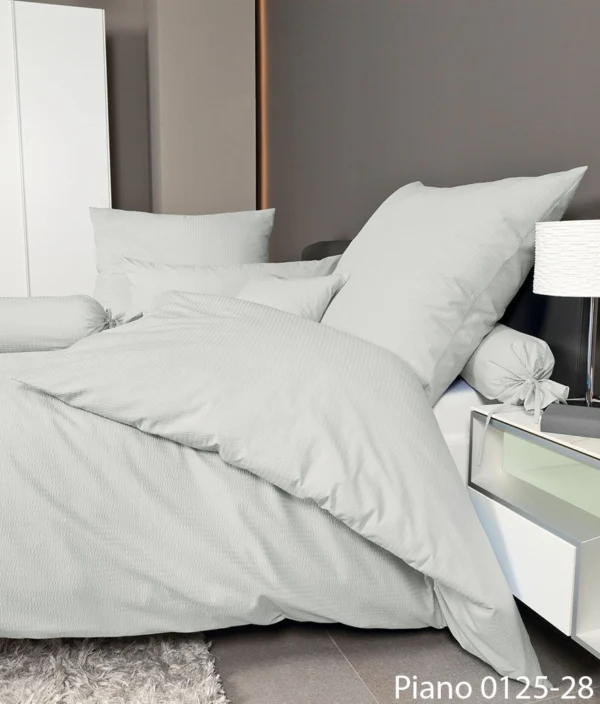 Glamžytos medvilnės patalynės komplektas PIANO