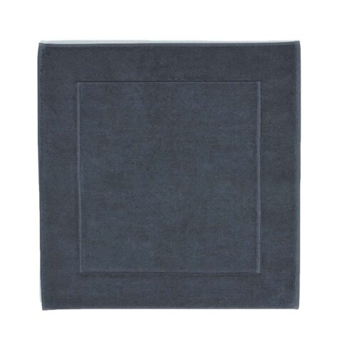 Medvilninis vonios kilimėlis London, 60x60, pilkas, neslystantis, 100% egiptietiška medvilnė, tankis 1200 gr/m²