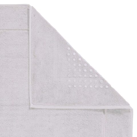 Medvilninis vonios kilimėlis London, 60x60, baltas, neslystantis, 100% egiptietiška medvilnė, tankis 1200 gr/m²