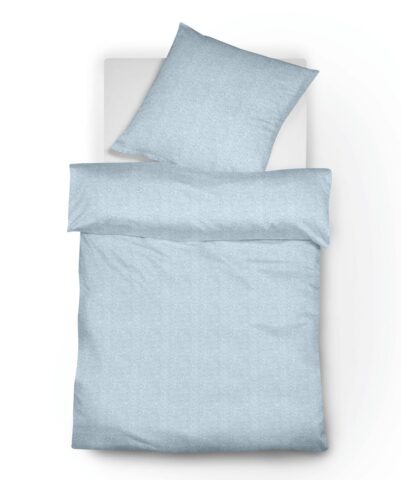 Mako damasto patalynės komplektas 155x200 iš aukščiausios kokybės 100 % medvilnės. Elegantiškas dizainas, išskirtinis švelnumas, ilgaamžiškumas, melsva spalva