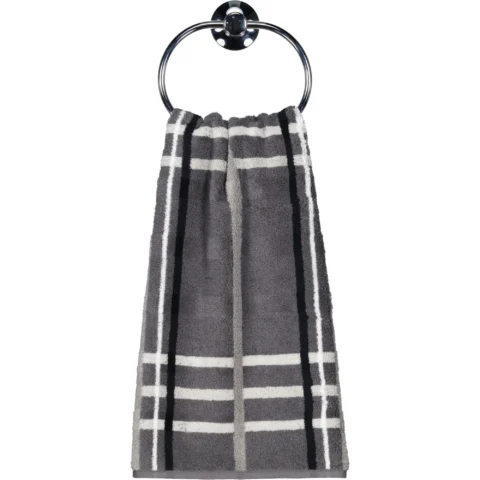 Medvilninis rankšluostis 100 % minkšta medvilnė. Modernus dizainas. Gerai sugeria drėgmę. Tinka jautriai odai. Tankis: 500 g/m². Dydis: 50x100, 70x140