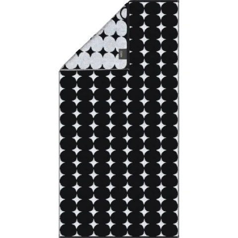 Medvilninis rankšluostis Black&White, 100 % minkšta medvilnė. Gerai sugeria drėgmę. Tinka jautriai odai. Tankis: 500 g/m². abi pusės iš arti