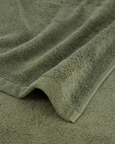 minkštas rakšluostis, žalias vonios dizainas, žalias, samaninis, minkštas, purus, didelis 70x130 rankšluostis
