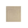Vonios kilimėlis London, medvilninis, dydis 60x60, 60x100, smėlio spalva, minimalistinis, neslystantis, greit džiūsta, kaip viešbutyje