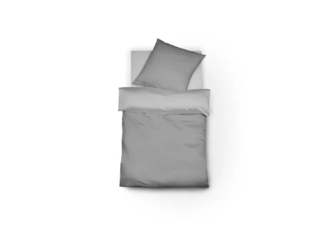 Premium kokybė, patalynės komplektas, satinas, pilkas, 200x200
